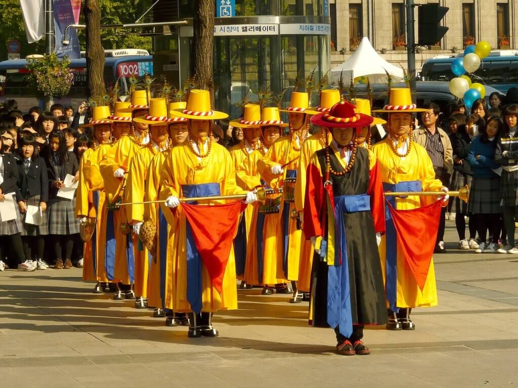 韓国の式典